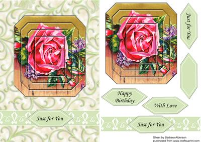 Faux Pyramid Rose