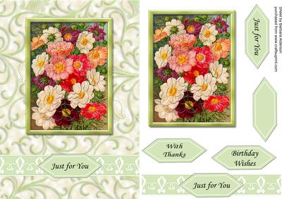 Faux Pyramid Floral for You