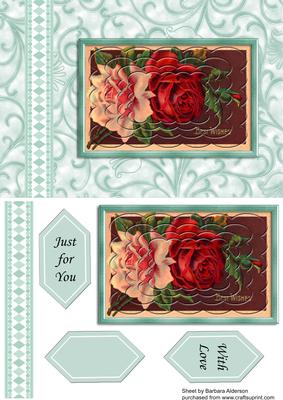 Faux Pyramid Roses