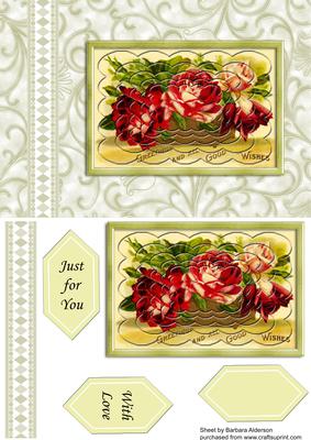 Faux Pyramid Rose Arrangement