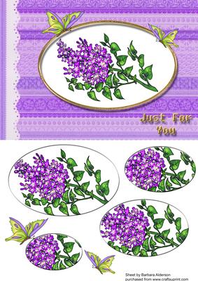 Lilac and Butterflies
