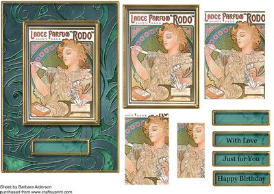 Mucha Perfumed Lady