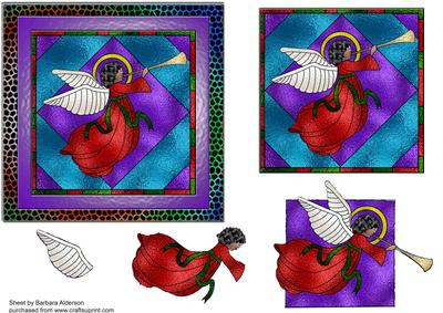 Stained Glass Angel