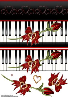 A Romantic Rose with Music
