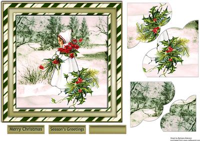 Gathering Poinsettia Girl