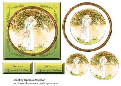Kate Greenaway Mother and Children