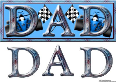 Blue Racing Cars, Dad