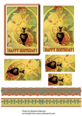 Art Nouveau Lady Artist