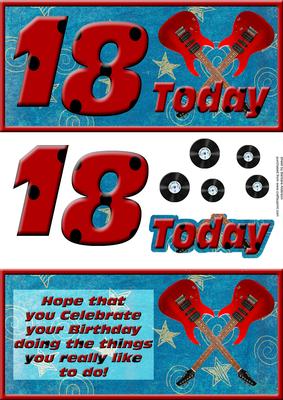 18th Birthday All in One Guitars