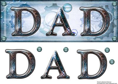 Blue Steam Punk Dad