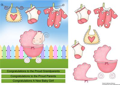 Congratulations - a New Baby Girl
