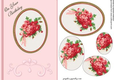 Red Rose Cameo