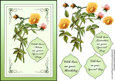 Golden Rose Frame