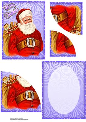 Santa and His Sack A6
