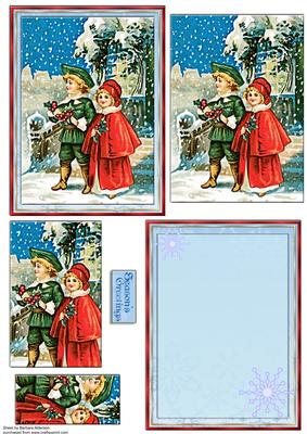 Christmas Young Couple A6