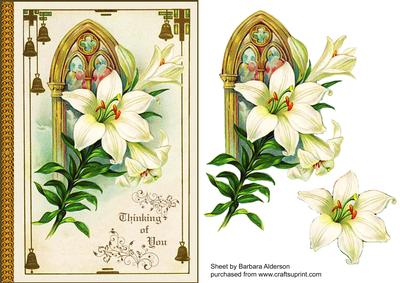 Thinking of You Lilies in Church