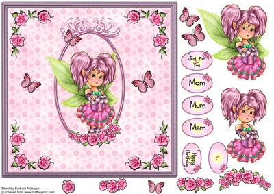 Mom/mam/mum Fairy Design