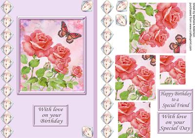 Pink Roses and Jewels