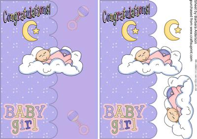 On Cloud 9 for a Baby Girl