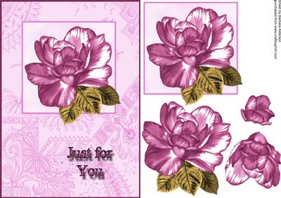 A Pink Silk Rose for You