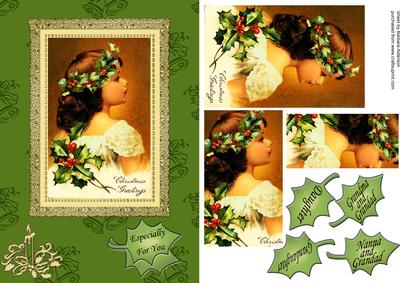 Christmas Girl Portrait 1