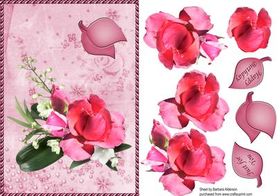 Pink Rose Arrangement