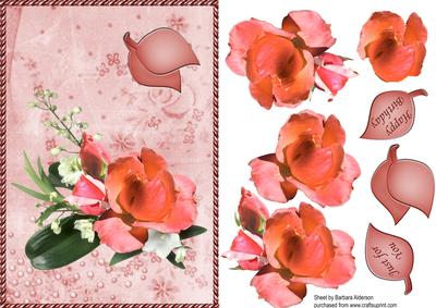 Peach Floral Arrangement