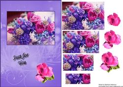 Pink and Purple Arrangement