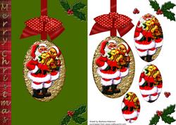 Santa Medallion