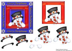 Neon Glow Snowman