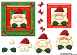 Neon Glow Santa