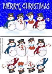 A Quartet of Snowmen