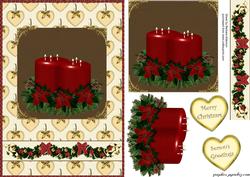 Red Candle Garland