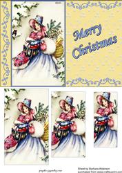 Vintage Christmas Lady