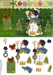 Quilted Snowmen