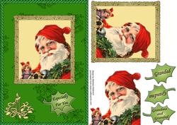 Vintage Santa for the Grandparents