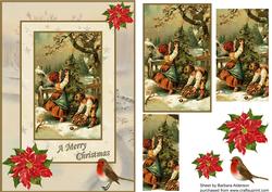 Vintage Children Dressing the Tree