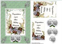 Silver Roses for a Silver Wedding