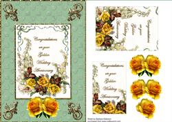Golden Roses for a Golden Wedding