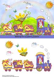 Easter Bunny Train