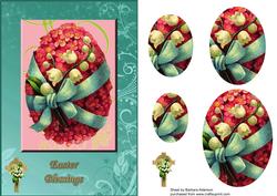Floral Egg with Lily of the Valley