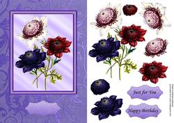 Floral in Purples
