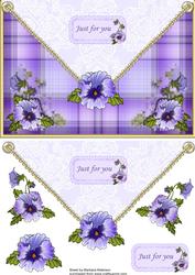 Pansies on the Envelope