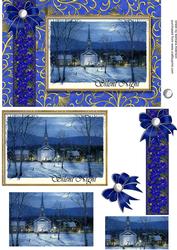 Silent Night with Poinsettia