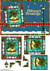 Stained Glass Christmas Bell