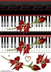 A Romantic Rose with Music