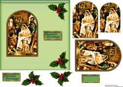 Season's Greetings in the Stable