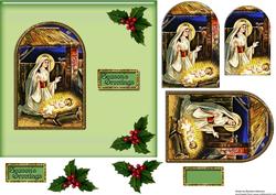 Season's Greetings Baby Jesus
