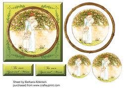 Kate Greenaway Mother and Children