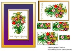 With Deepest Sympathy Cross